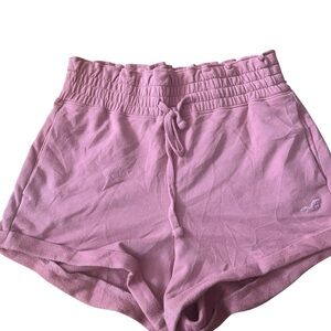 Hollister Pink Athletic Shorts with Elastic Waistband